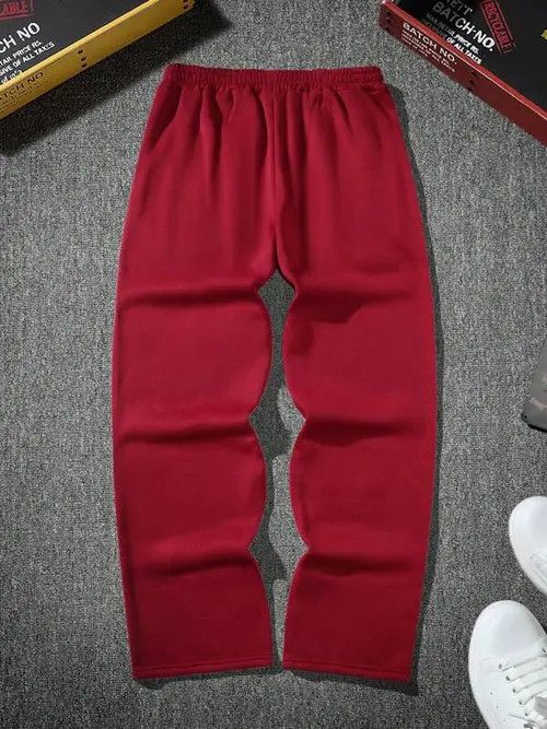 Low Rise Red Baggy Pants β Urban Streetwear Look by Vintage Drip