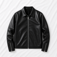 FAUX  LEATHER JACKET