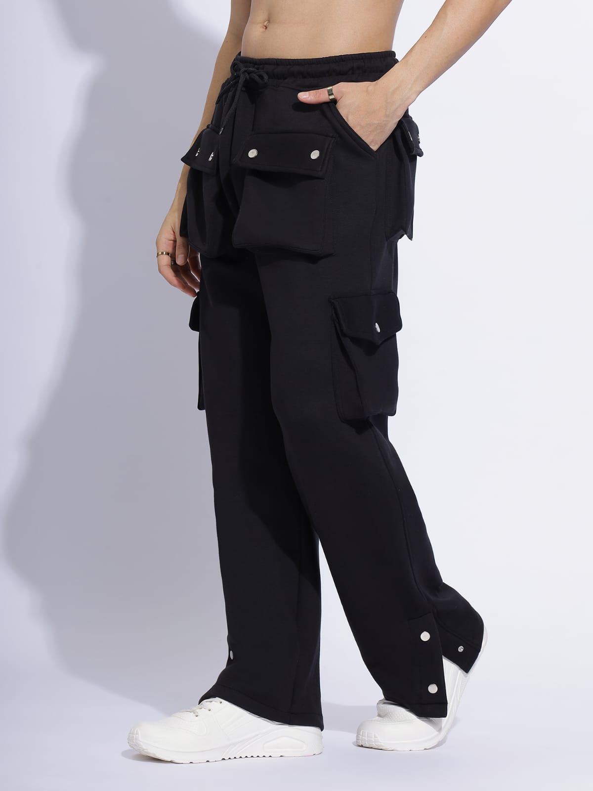 Six Pocket Cotton Track Pants – Streetwear Essential by Vintage Drip