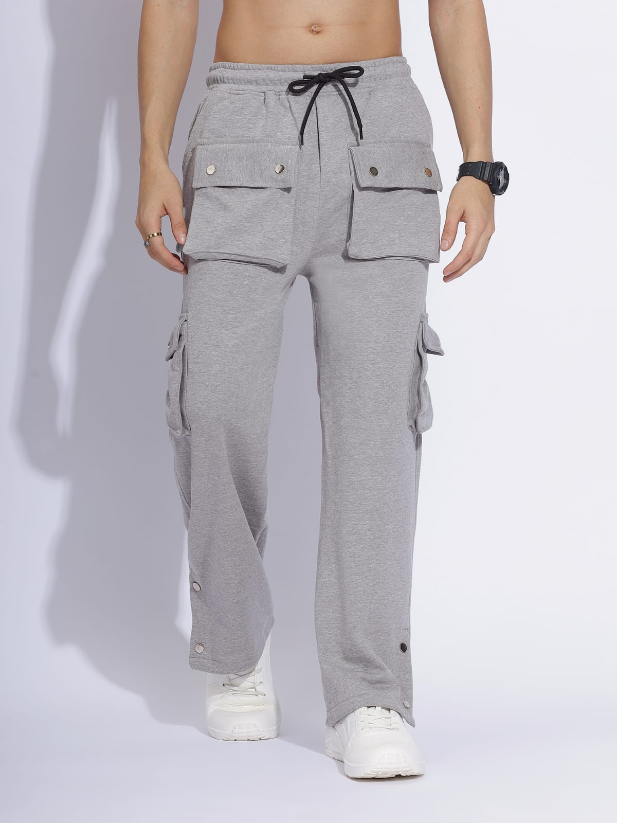 Baggy Fit Track Pants with Utility Pockets – Vintage Drip