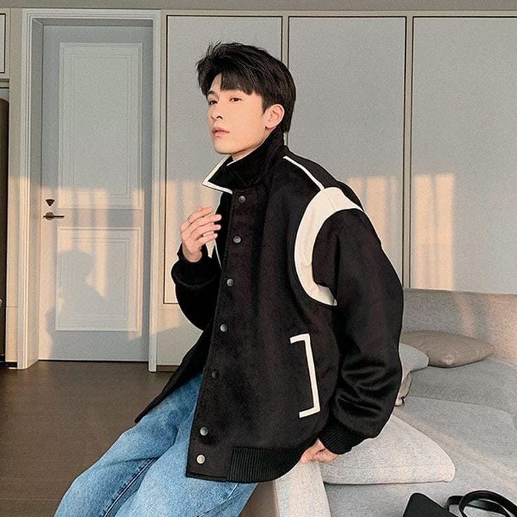 clothifye Classic Varsity Jacket – Retro Letterman Style Streetwear for Men & Women