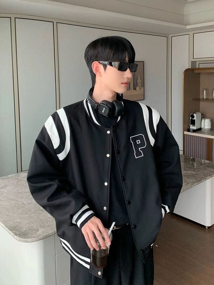 clothifye Classic Varsity Jacket – Retro Letterman Style Streetwear for Men & Women