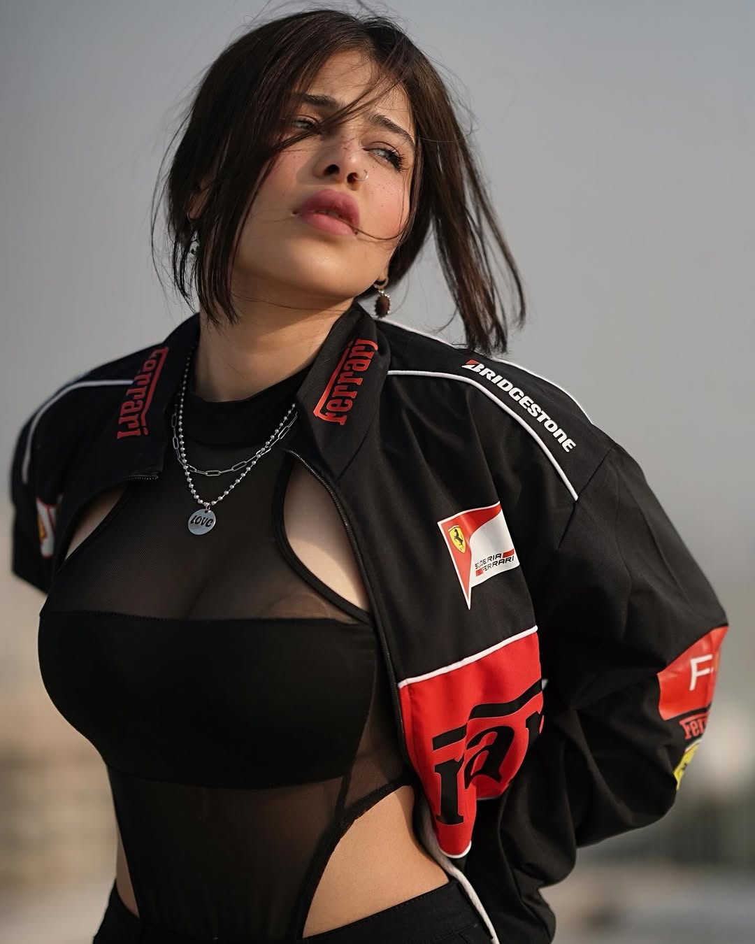 Black Ferrari-Inspired Racing Jacket – clothifye Performance Series