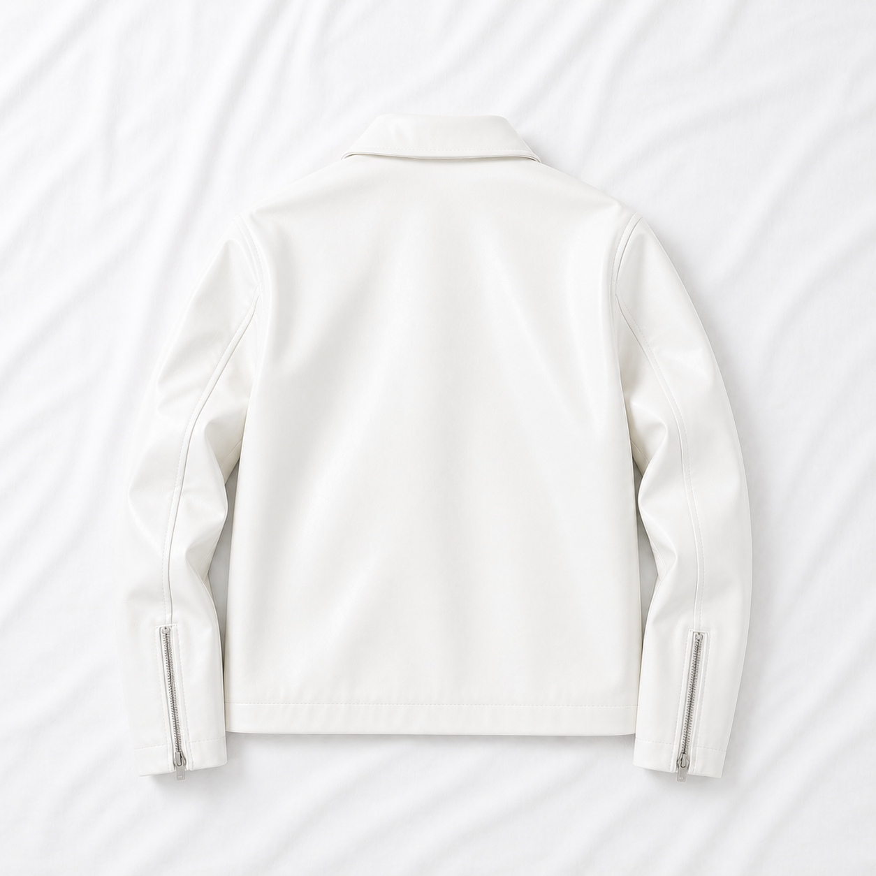 Boxy Fit Faux Leather Jacket – Trendy Unisex Streetwear India