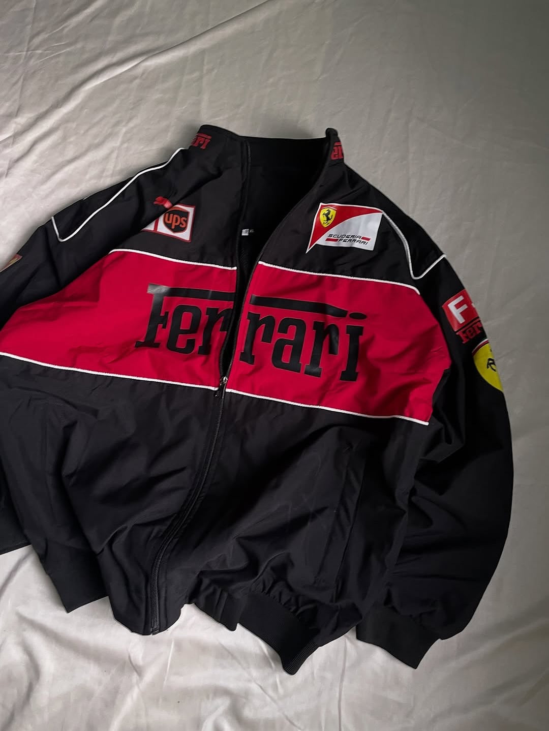 Black Ferrari Racing Jacket: Where Luxury Meets Motorsport