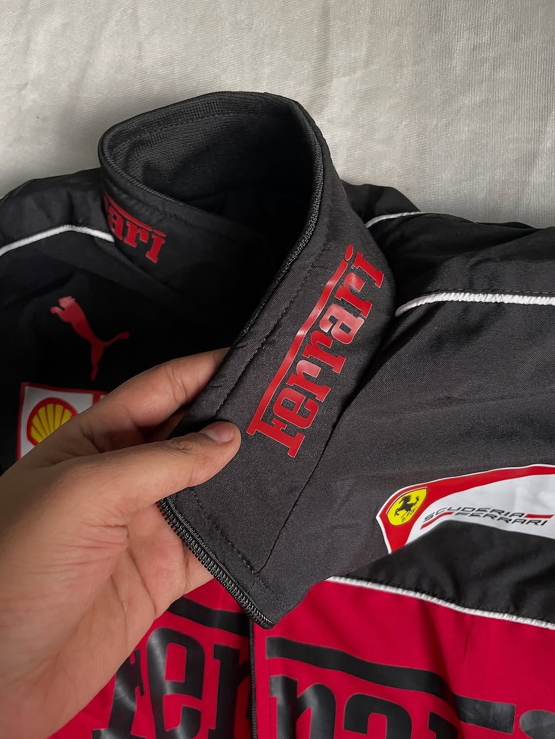 Black Ferrari Racing Jacket: Where Luxury Meets Motorsport